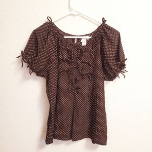 Downeast Small Polkadot Blouse